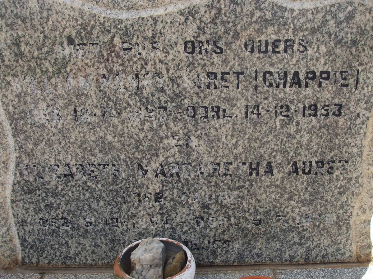 AURET William ? 1883-1953 &amp; Elizabeth Margareta 1888-??