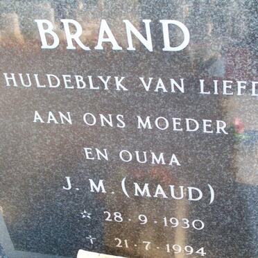 BRAND J.M. 1930-1994