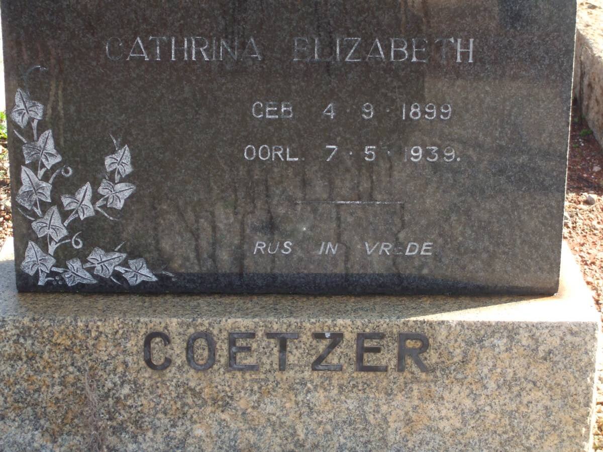 COETZER Cathrina Elizabeth 1899-1939