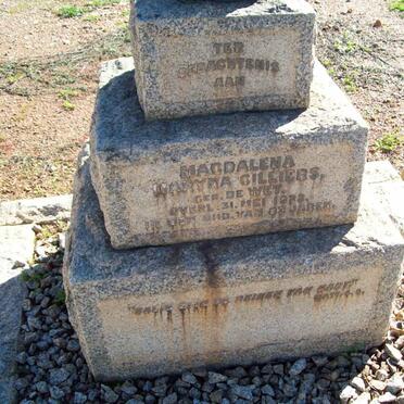 CILLIERS Magdalena Maryna -1922