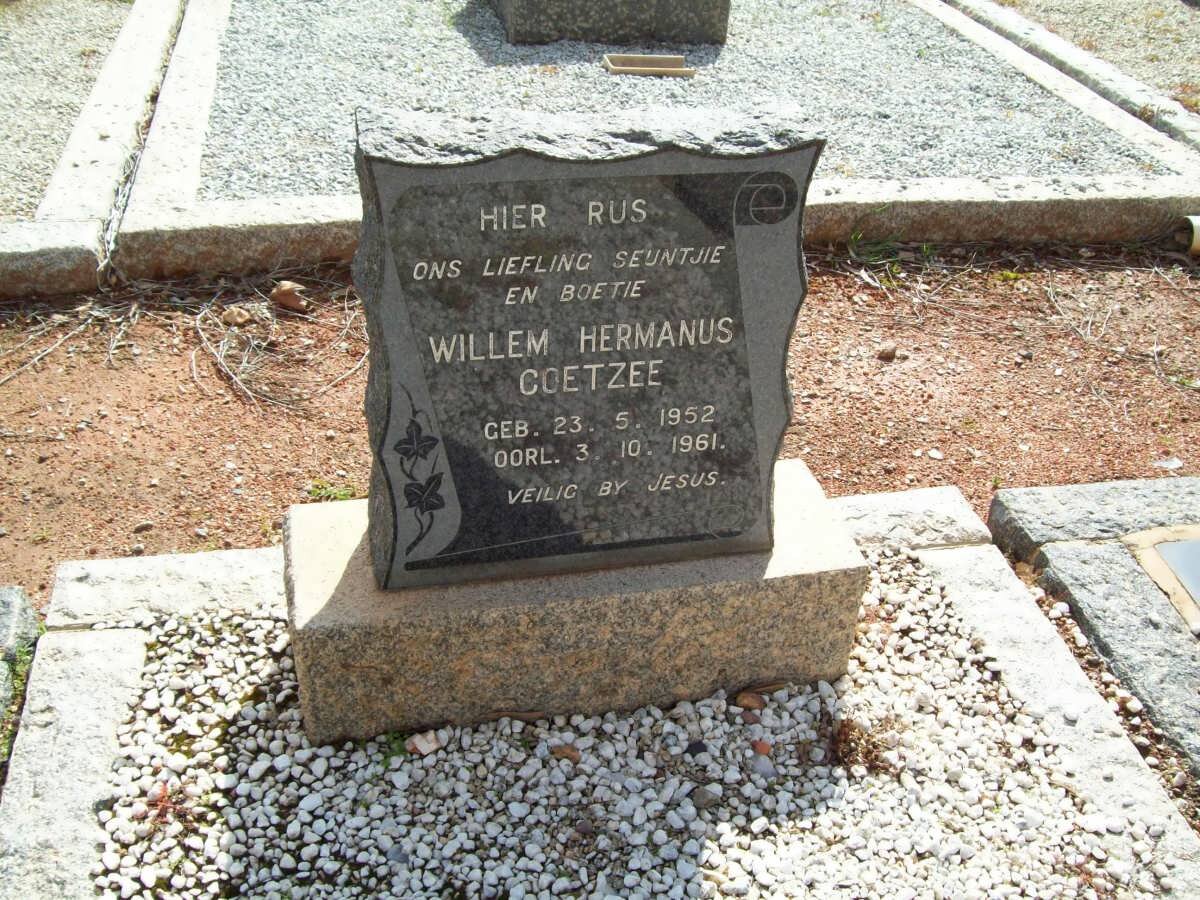 COETZEE Willem Hermanus 1952-1961