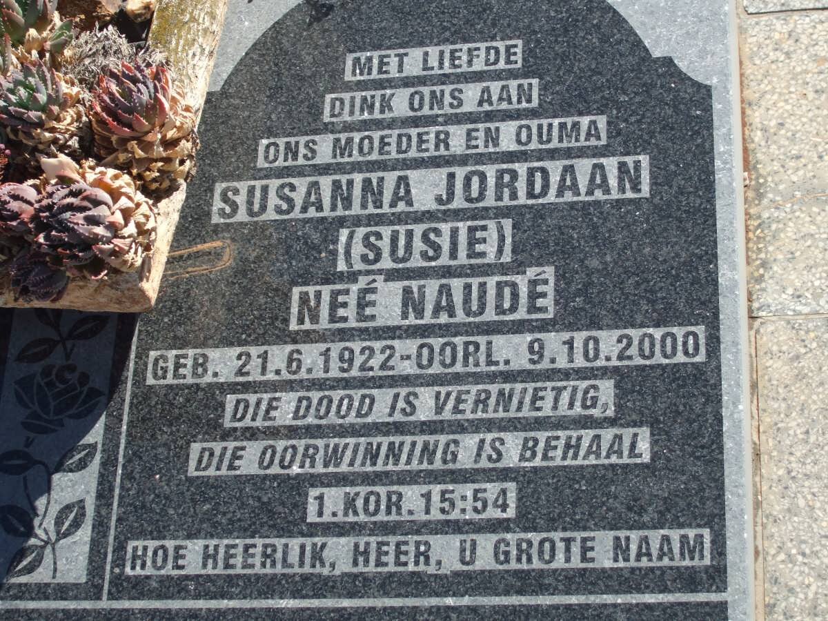 DEETLEFS Philippus Petrus 1918-1983 &amp; Maria Helena MARAIS 1924-1952 :: JORDAAN Susanna nee NAUDE 1922-2000