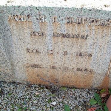 EDWARDS Annie H.E.  1869-1943