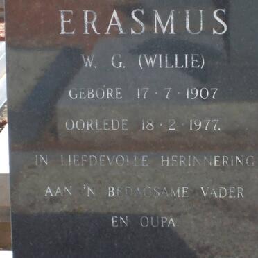 ERASMUS W.G. 1907-1977