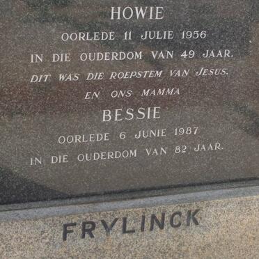 FRYLINCK Howie -1956 &amp; Bessie -1987