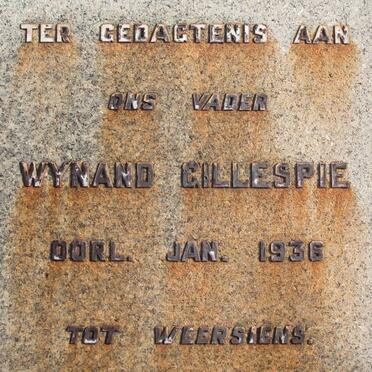 GILLESPIE Wynand -1936