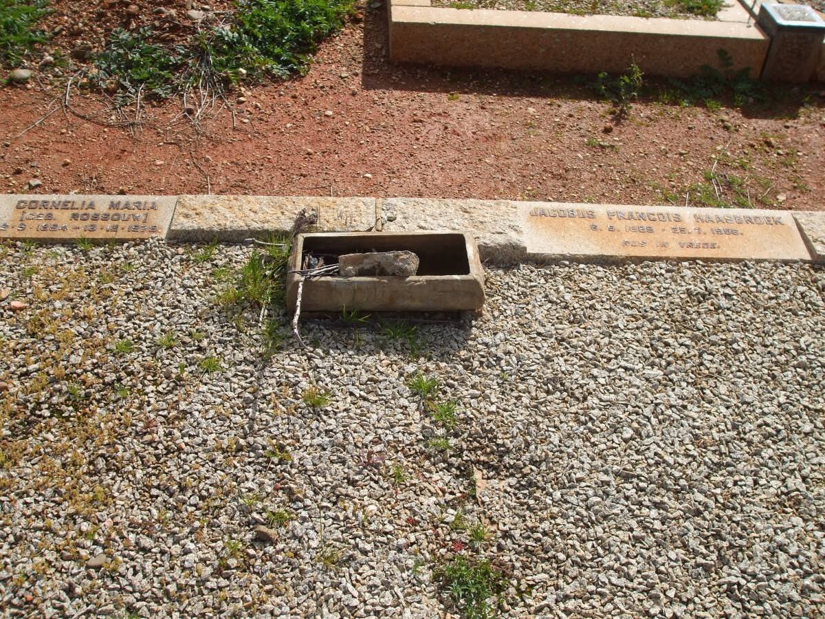 HAASBROEK Jacobus Francois 1889-1956 &amp; Cornelia Maria ROSSOUW 1894-1975