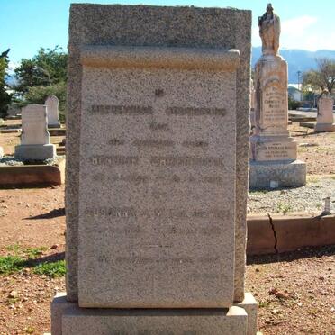 HUGO Hendrik Christoffel 1849-1910 &amp; Susanna J.M. DE WET 1853-1946