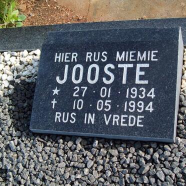 JOOSTE Miemie 1934-1994
