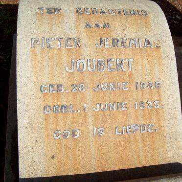 JOUBERT Pieter Jeremia 1886-1935