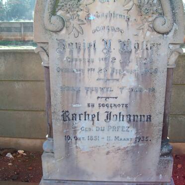 MOLLER Daniel ?. 1848-1915 &amp; Rachel Johanna DU PREEZ 1851-1935