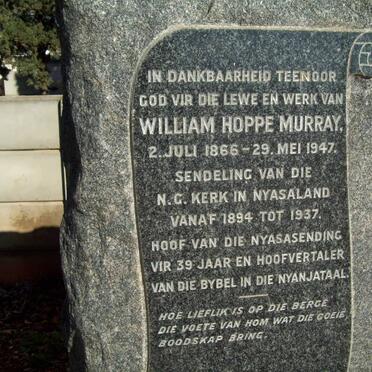 MURRAY William Hoppe 1866-1947