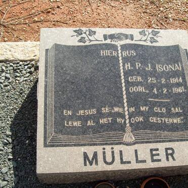 MÜLLER H.P.J. 1914-1961