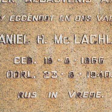 Mc LACHLAN Daniel H. 1866-1940