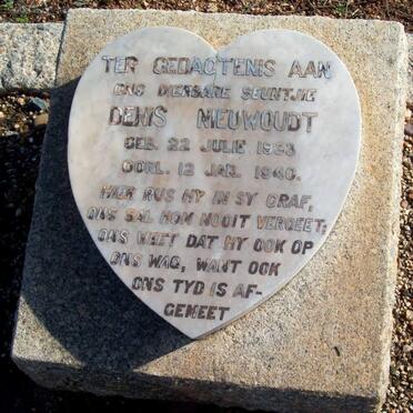 NIEUWOUDT Dennis 1933-1940