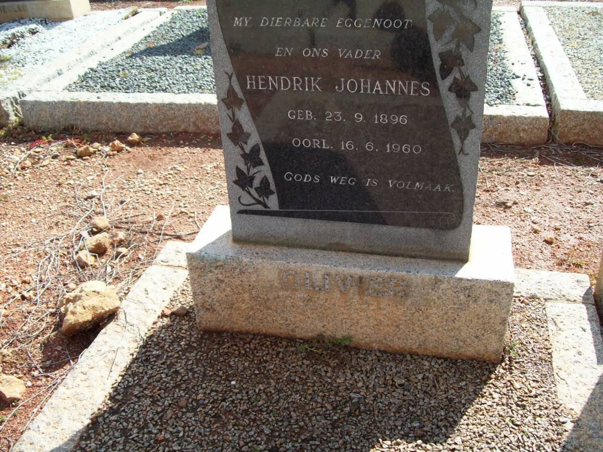 OLIVIER Hendrik Johannes 1896-1960