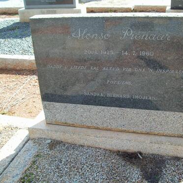 PIENAAR Alonso 1925-1960