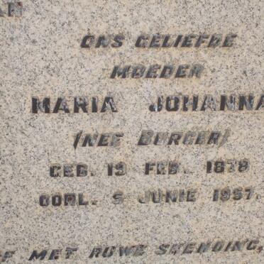 PIENAAR Hendrik Schalk 1877-1947 &amp; Maria Johanna BURGER 1878-1957