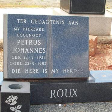 ROUX Petrus Johannes 1938-1985