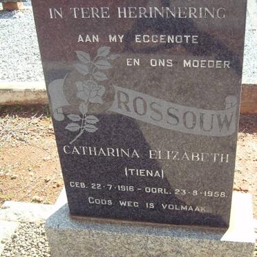 ROSSOUW Catharina Elizabeth 1916-1958