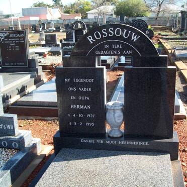 ROSSOUW Herman 1927-1995