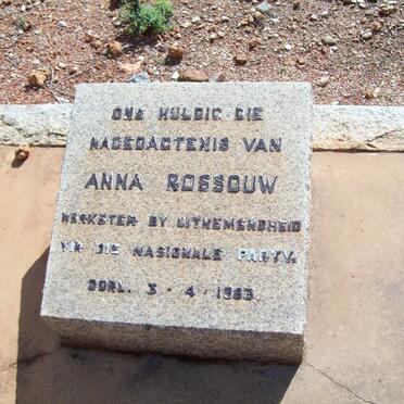 ROSSOUW Anna -1963