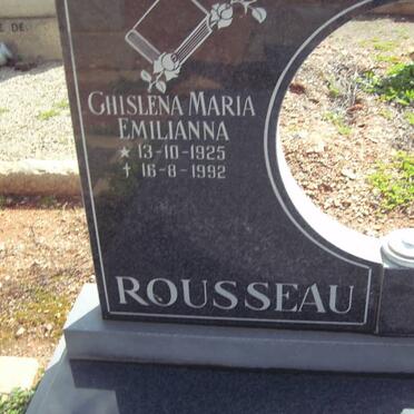 ROUSSEAU Chislena Maria Emilianna 1925-1992
