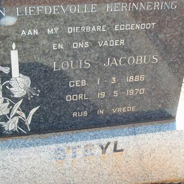 STEYL Louis Jacobus 1886-1970