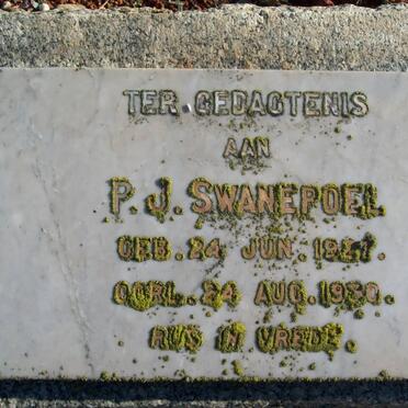 SWANEPOEL P.J. 1921-1930