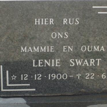 SWART Lenie 1900-1981
