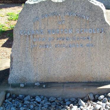 SCHOLTZ Clerke Burton -1912