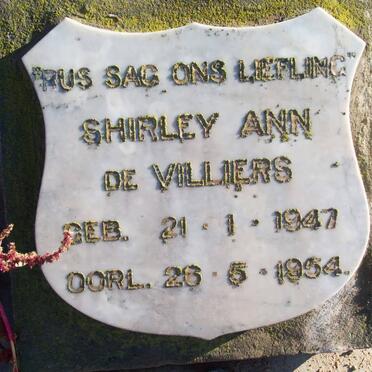 VILLIERS Shirley Ann, de 1947-1954
