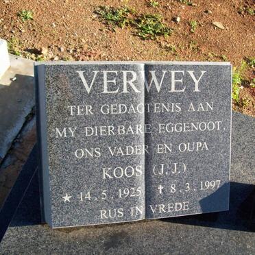 VERWEY J.J. 1925-1997