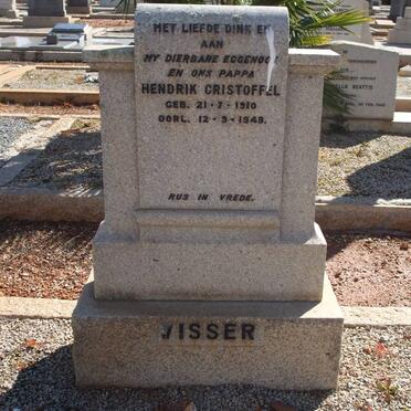 VISSER Hendrik Cristoffel 1910-1949