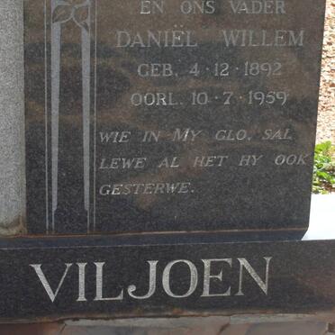 VILJOEN Daniel Willem 1892-1959