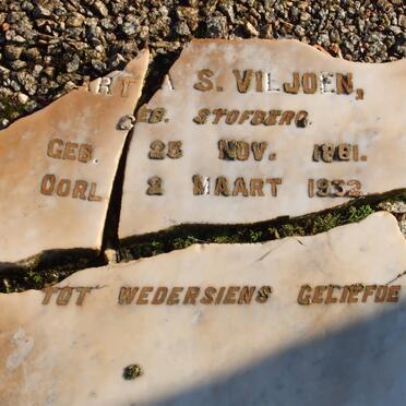 VILJOEN ? S. nee STOFBERG 1861-1932