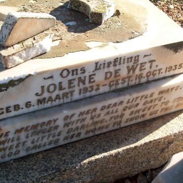 WET Jolene, de 1932-1935