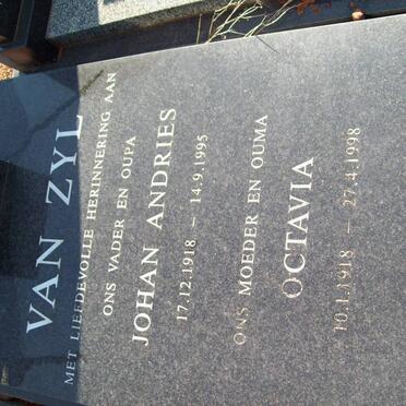ZYL Johan Andries, van 1918-1995 &amp; Octavia 1918-1998