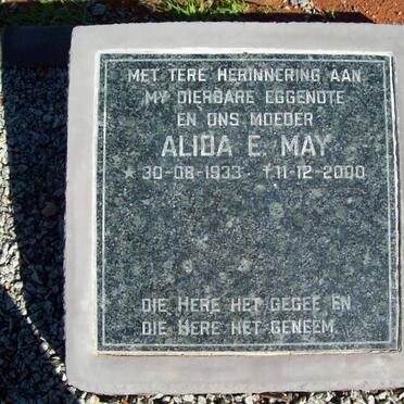 MAY Alida E. 1933-2000