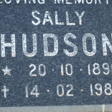 HUDSON Sally 1896-1987