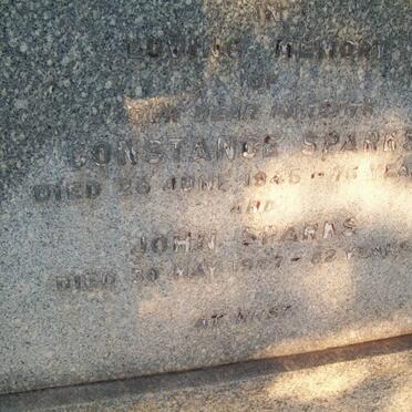 SPARKS Constance -1945 :: SPARKS John -1947