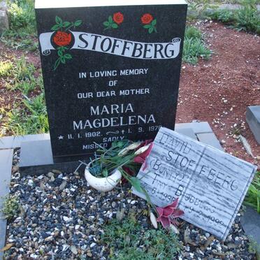 STOFFBERG Maria Magdalena 1902-1976 :: STOFFBERG David 1938-1992
