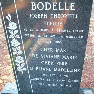 BODELLE Joseph Theophile Fleury 1914-1988