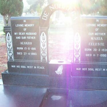 NOBREGA Alvaro, de 1916-1986 &amp; Maria Celeste 1928-1990