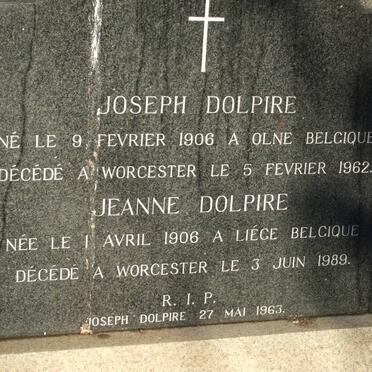 DOLPIRE Joseph 1906-1962 &amp; Jeanne 1906-1989 :: DOLPIRE Joseph -1963