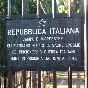 1. Italian Prisonars of War Memorial 1941-1946