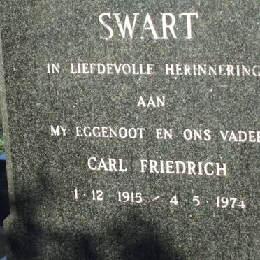 SWART Carl Friedrich 1915-1974