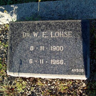 LOHSE W.E. 1900-1966