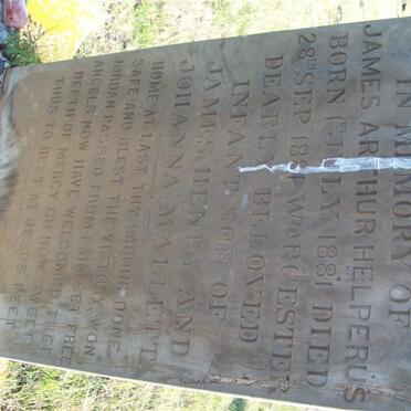 MALLETT James Arthur Helperus 1881-1881