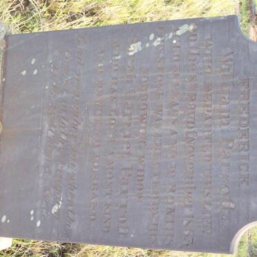 PARROTT Frederick William -1863